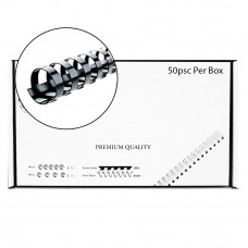 M-Bind Plastic Binding Comb - 50mm x 21 Ring, 50pcs/box, Black